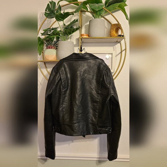 Highline Faux Leather Moto Jacket - Picture 2 of 4